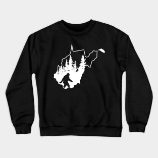 West Virginia Bigfoot Gift Crewneck Sweatshirt